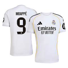 Maillot de football domicile Real Madrid MBAPPÉ #9 2025/26