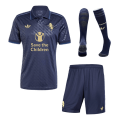 Juventus Auswärtstrikot 2024/25 (Trikot + Shorts + Socken) – Sponsor Save The Children