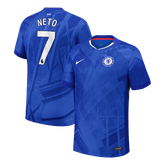 NETO #7 Authentic Chelsea Home Soccer Jersey 2025/26 Blue