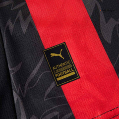 GIMENEZ #7 AC Milan Home Soccer Jersey 2025/26 Red&Black