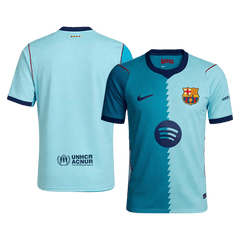 Men Fan Version Barcelona Third Soccer Jersey 2026/27 Blue