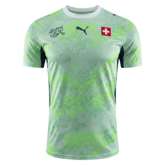 Player Version Switzerland Away Soccer Jersey World Cup 2026 Green