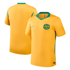 Men Fan Version Australia Home Soccer Jersey World Cup 2026 Yellow