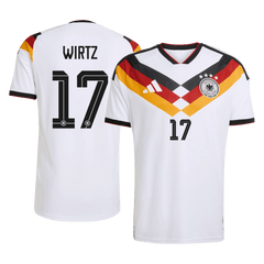 WIRTZ #17 Player Version Germany Home Soccer Jersey World Cup 2026 White