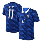 OLISE #11 Player Version France Home Soccer Jersey World Cup 2026 Blue