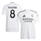 Real Madrid VALVERDE #8 Home Jersey