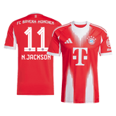 N.JACKSON #11 Bayern Munich Home Soccer Jersey 2025/26 Red