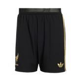 Mexico Third Away Soccer Shorts Authentic 2025 - Gold Cup