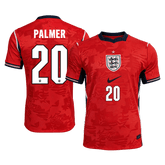 PALMER #20 Player Version England Away Soccer Jersey World Cup 2026 Red