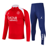 PSG Zipper Sweatshirt Kit(Top+Pants) 25/26 Red