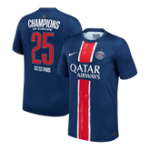 Maillot domicile PSG Champions #25 2024/25 bleu marine - Champions d'Europe