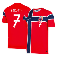SØRLOTH #7 Norway Home Jersey World Cup 2026
