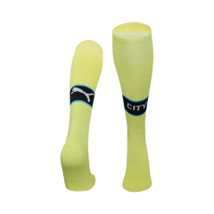 Manchester City Auswärts-Fußballsocken 2024/25 für Kinder