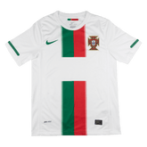 Retro 2010 Portugal Away Soccer Jersey White