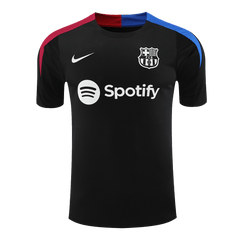 Barcelona Pre-Match Trainings-Fußballtrikot 2024/25 - Schwarz