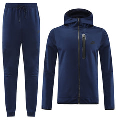 Sweat à capuche personnalisé (veste et pantalon) bleu marine
