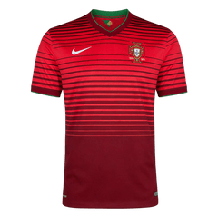 Men Retro Fan Version 2014 Portugal Special Soccer Jersey Red