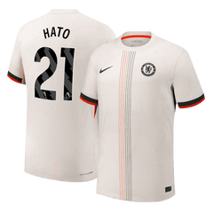 HATO #21 Authentic Chelsea Away Soccer Jersey 2025/26 White