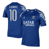 PSG O.DEMBÉLÉ #10 Fourth Away Soccer Jersey 2024/25 - UCL Edition