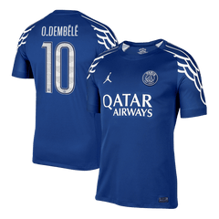 PSG O.DEMBÉLÉ #10 Fourth Away Soccer Jersey 2024/25 - UCL Edition