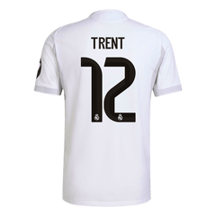 TRENT #12 Authentic Real Madrid Home Soccer Jersey 2025/26 White