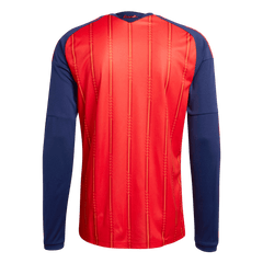 Spain Home Long Sleeve Soccer Jersey World Cup 2026 Red