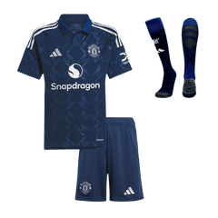 Manchester United Away Jersey Kit 2024/25 Kids(Jersey+Shorts+Socks)