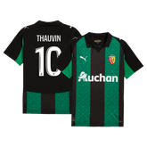 THAUVIN#10 RC Lens Away Soccer Jersey 25/26 Green&Black