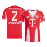 UPAMECANO #2 Bayern Munich Home Soccer Jersey 2025/26 Red