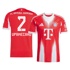 UPAMECANO #2 Bayern Munich Home Soccer Jersey 2025/26 Red