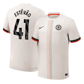 ESTÊVÃO #41 Authentic Chelsea Away Soccer Jersey 2025/26 White