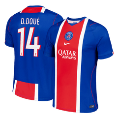 D.DOUÉ #14 Men Fan Version PSG Home Soccer Jersey 2026/27 Old Royal