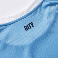 Manchester City Home Long Sleeve Soccer Jersey 2025/26 Blue