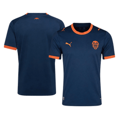 Men Fan Version Valencia Away Soccer Jersey 2026/27 Blue