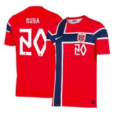 NUSA #20 Norway Home Soccer Jersey World Cup 2026 Red