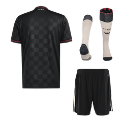 Bayern Munich Third Away Soccer Jersey Kit(Jersey+Shorts+Socks) 2025/26 Black