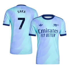 Arsenal SAKA #7 Third Away Soccer Jersey Authentic 2024/25
