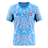 Switzerland Away Soccer Jersey World Cup 2026 Blue