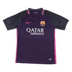 Retro 16/17 Barcelona Away Soccer Jersey Purple