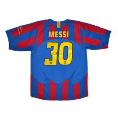 Maillot Barcelone MESSI #30 Domicile Rétro 2005/06 - Finale UCL