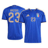 BASTONI #23 Italy Home Soccer Jersey World Cup 2026 Blue
