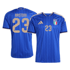 BASTONI #23 Italy Home Soccer Jersey World Cup 2026 Blue