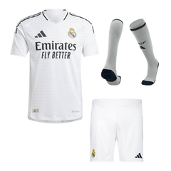 Maillot de football domicile Real Madrid authentique 2024/25 (maillot, short, chaussettes)