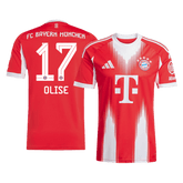 OLISE #17 Bayern Munich Home Soccer Jersey 2025/26 Red