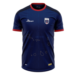Cape Verde Home Soccer Jersey 2025 Navy