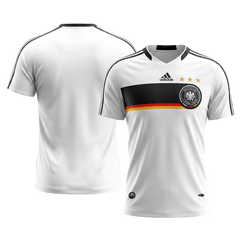 Retro 2008 Germany Home Soccer Jersey White