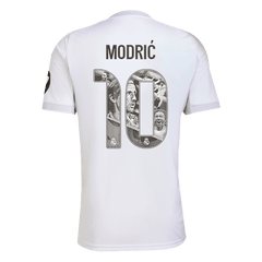 MODRIĆ Special #10 Real Madrid Home Soccer Jersey 2025/26 White