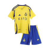 Al Nassr Heim-Fußballtrikot-Set 2024/25 für Kinder (Trikot + Shorts)