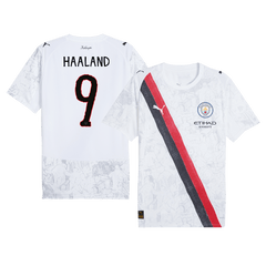 HAALAND #9 Manchester City KidSuper Soccer Jersey 2025/26 White - Club World Cup