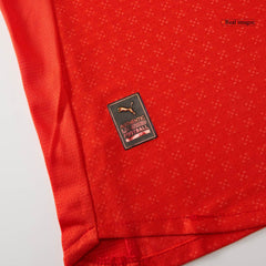 Maillot de football domicile Portugal Ronaldo #7 authentique 2025